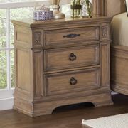 Traditional three-drawer nightstand by Coaster additional picture 2