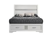 Сontemporary white queen storage bed by Coaster additional picture 3
