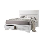 Сontemporary white queen storage bed by Coaster additional picture 5