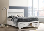 Сontemporary white full storage bed by Coaster additional picture 2