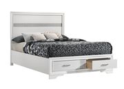 Сontemporary white full storage bed by Coaster additional picture 6