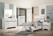 Сontemporary white twin storage bed by Coaster additional picture 11