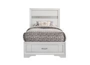 Сontemporary white twin storage bed by Coaster additional picture 8