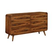 Robyn mid-century modern dark walnut eastern king bed by Coaster additional picture 5