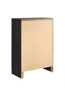 Transitional black five-drawer chest by Coaster additional picture 2
