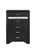 Transitional black five-drawer chest by Coaster additional picture 6