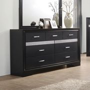 Transitional black seven-drawer dresser by Coaster additional picture 8