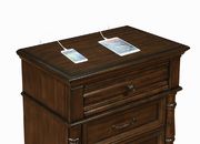 Chandler traditional heirloom brown nightstand by Coaster additional picture 2