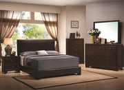 Casual dark brown eastern king bed by Coaster additional picture 2