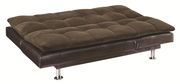 Two-toned brown modern sofa bed additional photo 3 of 4