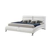 Modern white headboard bedroom set by Coaster additional picture 2