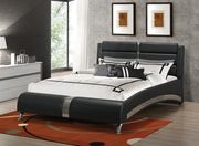 Havering contemporary black upholstered eastern king bed by Coaster additional picture 2