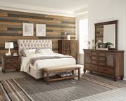 Devon transitional beige queen bed by Coaster additional picture 3