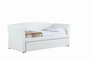 Transitional white upholstered daybed by Coaster additional picture 3