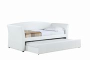 Transitional white upholstered daybed by Coaster additional picture 4