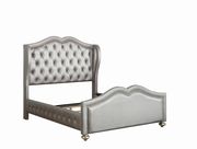 Grey upholstered tufted headboard full bed by Coaster additional picture 2