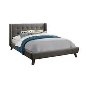 Carrington grey upholstered king bed by Coaster additional picture 2