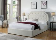 Beige upholstered full bed with hydraulic lift storage by Coaster additional picture 7