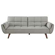 Upholstered buscuit tufted covertible sofa bed in grey by Coaster additional picture 6