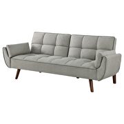 Upholstered buscuit tufted covertible sofa bed in grey by Coaster additional picture 7