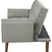 Upholstered buscuit tufted covertible sofa bed in grey by Coaster additional picture 8