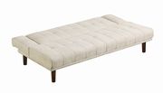 Sofa bed in beige performance chenille fabric by Coaster additional picture 5