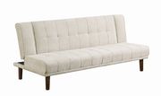 Sofa bed in beige performance chenille fabric by Coaster additional picture 7