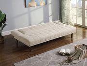 Sofa bed in beige performance chenille fabric by Coaster additional picture 9