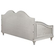 Upholstered twin daybed with faux diamond trim silver and ivory by Coaster additional picture 6