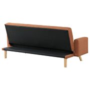 Upholstered track arms convertible sofa bed in terracotta by Coaster additional picture 7