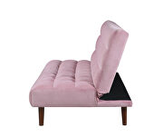 Sofa bed upholstered in durable pink velvet by Coaster additional picture 8