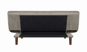 Beige fabric mid-century design sofa bed by Coaster additional picture 4