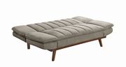 Beige fabric mid-century design sofa bed by Coaster additional picture 6