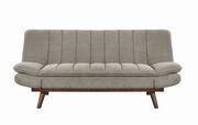 Beige fabric mid-century design sofa bed by Coaster additional picture 7