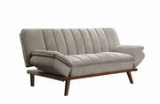 Beige fabric mid-century design sofa bed by Coaster additional picture 8