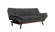 Mid-century design charcoal gray sofa bed by Coaster additional picture 6