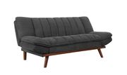 Mid-century design charcoal gray sofa bed by Coaster additional picture 8