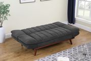 Mid-century design charcoal gray sofa bed by Coaster additional picture 9
