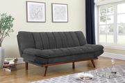Mid-century design charcoal gray sofa bed by Coaster additional picture 10
