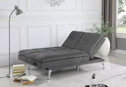 Sofa chaise bed w/ power outlet in gray by Coaster additional picture 11