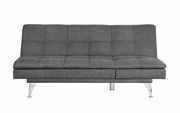 Sofa chaise bed w/ power outlet in gray by Coaster additional picture 7