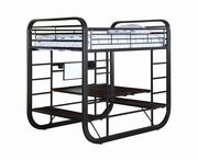 Archer casual chestnut full workstation bunk bed by Coaster additional picture 4