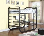 Archer casual chestnut full workstation bunk bed by Coaster additional picture 5