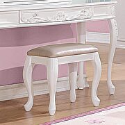 Caroline white vanity desk by Coaster additional picture 3