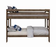 Wrangle hill gun smoke twin/twin bunk bed by Coaster additional picture 3