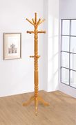 Traditional honey twisted post coat rack by Coaster additional picture 3