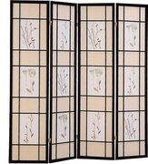 Transitional black folding screen by Coaster additional picture 6