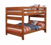 Wrangle hill amber wash full-over-full bunk bed additional photo 5 of 11