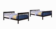 Chapman traditional black full-over-full bunk bed additional photo 2 of 4