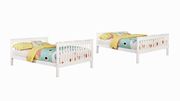 Chapman traditional white full-over-full bunk bed by Coaster additional picture 2